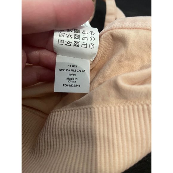 Marika Women Andy Seamless Sports Bra Padded Cup Insert Shoulder Straps Slips XL - Picture 7 of 8